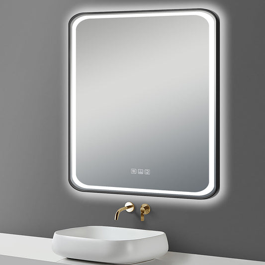 48" Miles Series LED Mirror (Matte Black)