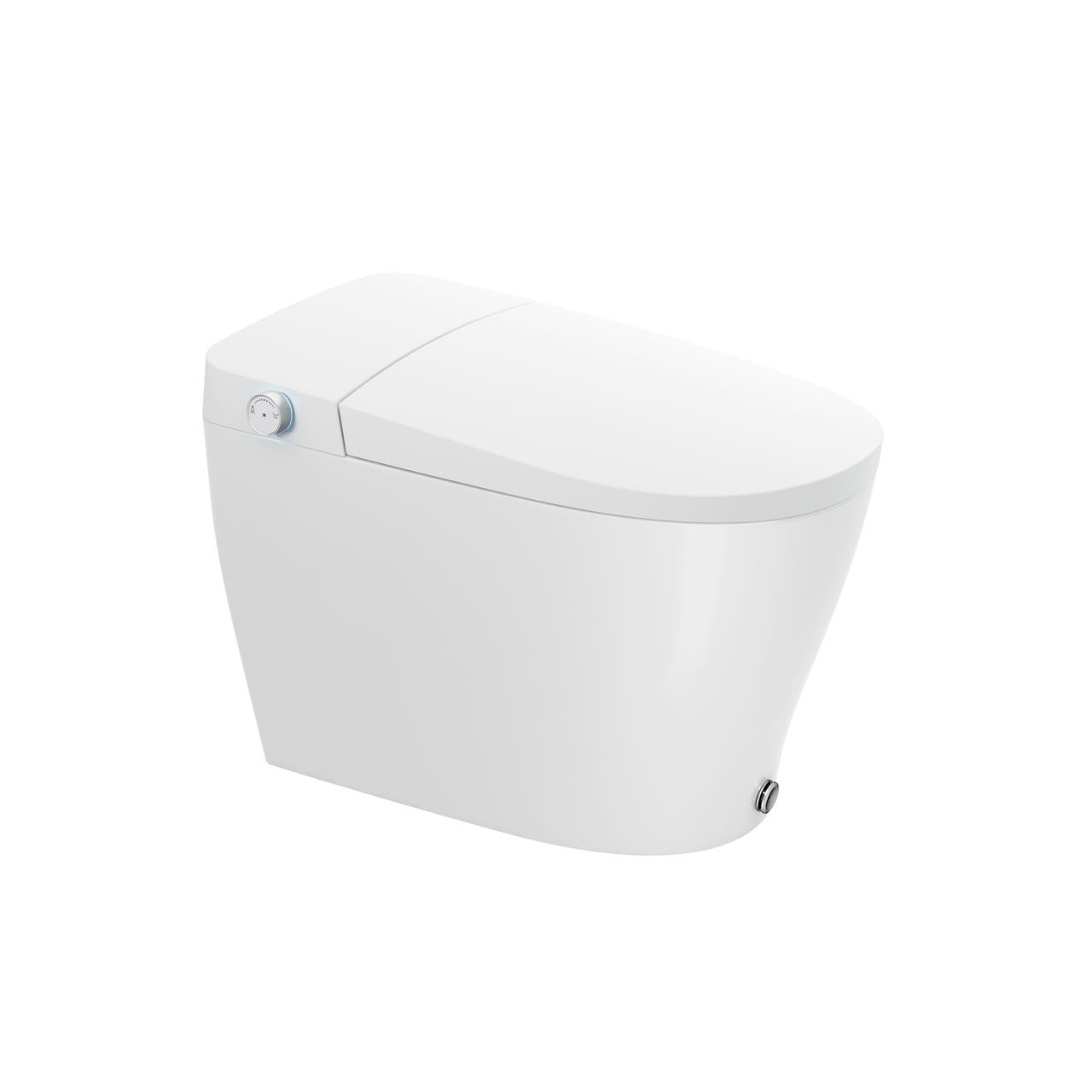 Warm Air Dryer, Smart Touch Panel, Heated Bidet Toilet Seat Elongated
