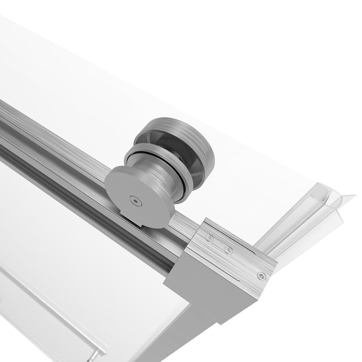 44" Frameless Bypass Shower Door with Klearteck Treatment (5/16" Thickness) (Chrome) Kenny Series - iStyle Bath