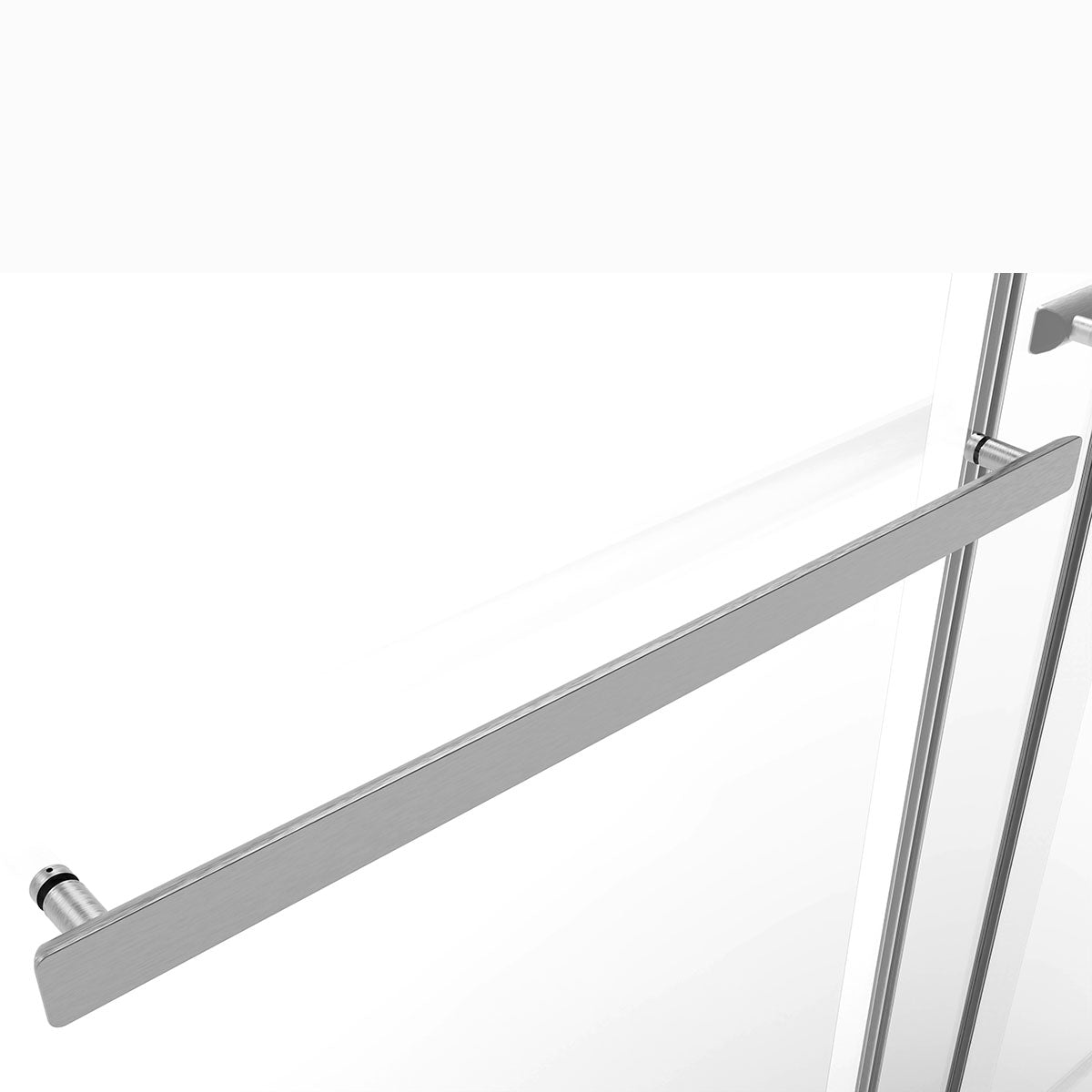 60" Frameless Bypass Shower Door with Klearteck Treatment  (3/8" Thickness) (Chrome) DQZ Nicholas Series - iStyle Bath