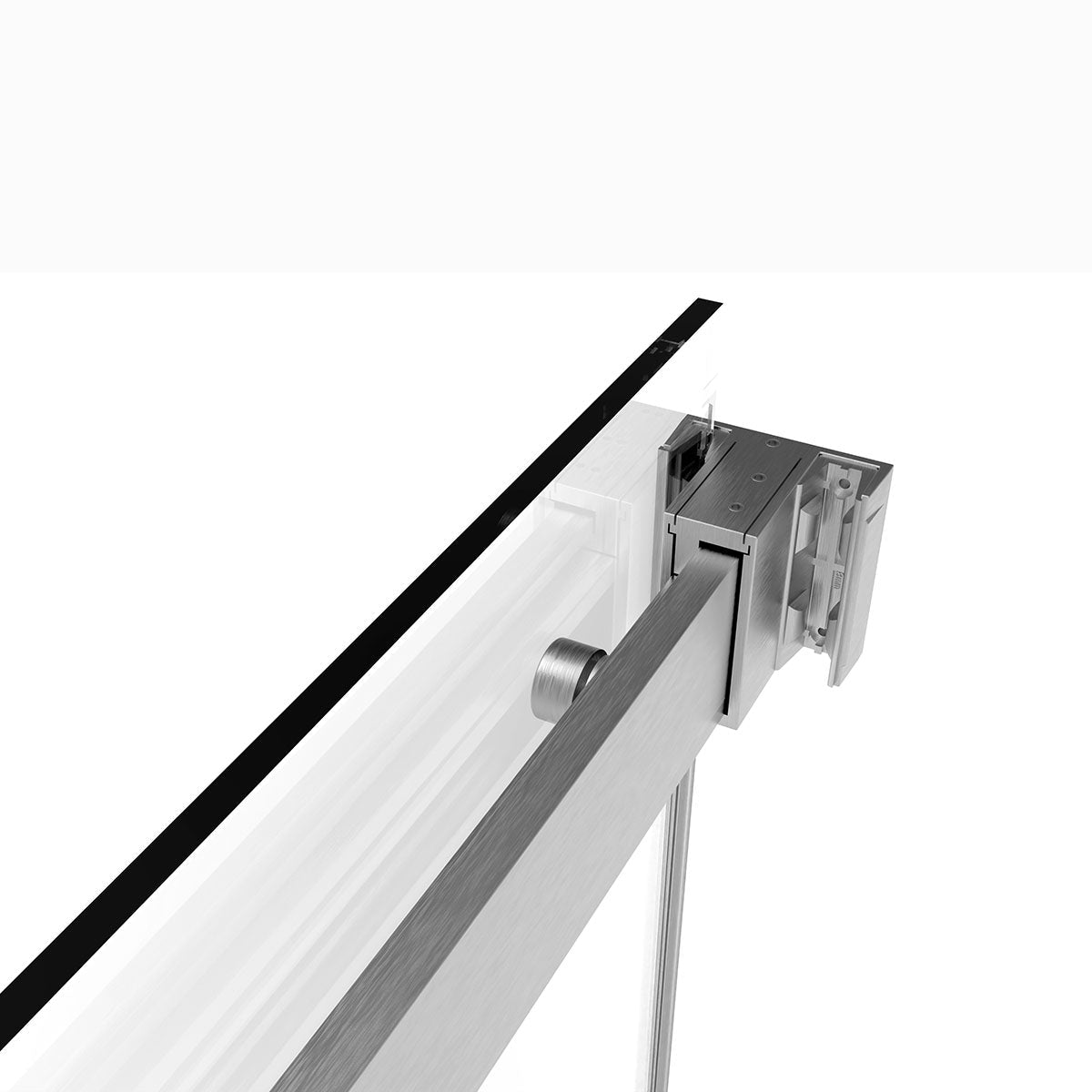 60" Frameless Bypass Shower Door with Klearteck Treatment  (3/8" Thickness) (Chrome) DQZ Nicholas Series - iStyle Bath