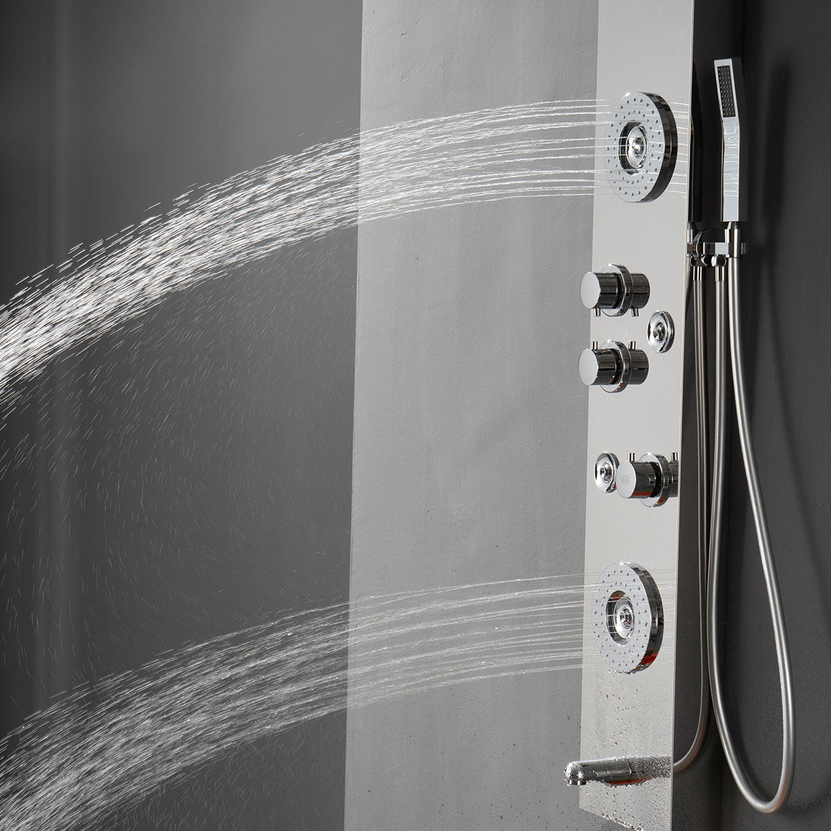 SP-8025NN Stainless Steel Shower Panel (Brushed Nickel) - iStyle Bath