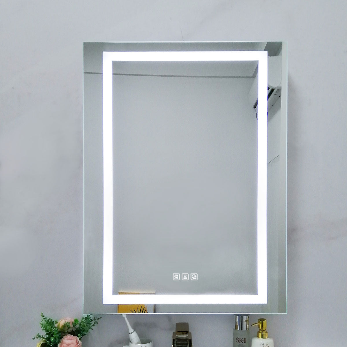 24&quot; LED Ana Medicine Cabinet (Surface Mount/Recessed) (Left Hinge)