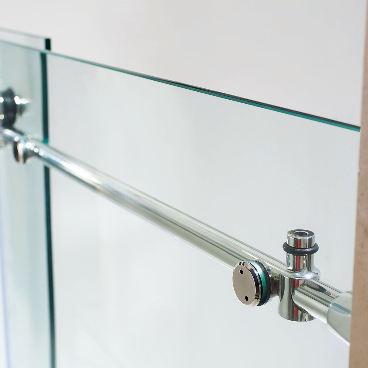 78" Frameless (3 Panels) Single Sliding Shower Door with Klearteck Treatment (3/8" Thickness) (Brushed Gold) MZ Matthew Series - iStyle Bath