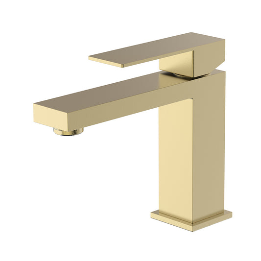 Single Hole Basin Facucet with overflow Pop up combo F231 Series  (Brushed Gold)