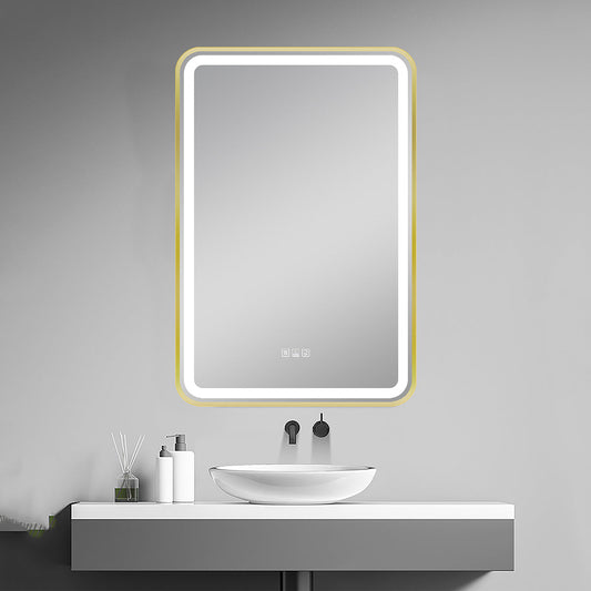 30" Miles Series LED Mirror (Brushed Gold)