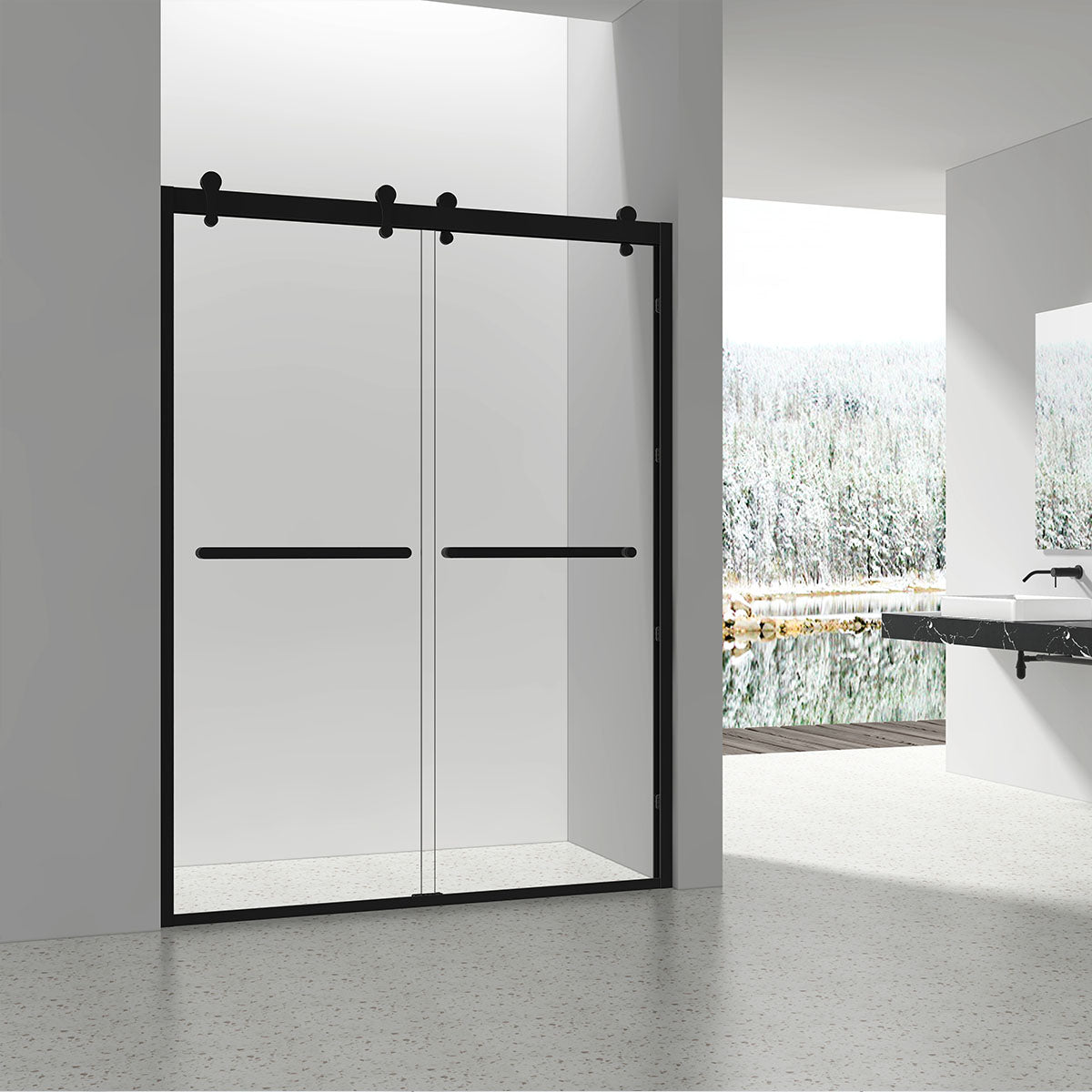 Popular 341.0109.15WC bathroom door set in youth style