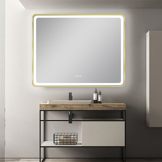 24" Miles Series LED Mirror (Brushed Gold)