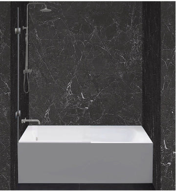 *NEW Soaking Tub-Series 800 Bathtub Three Wall Alcove Fiberglass 60" Width X 20" Height