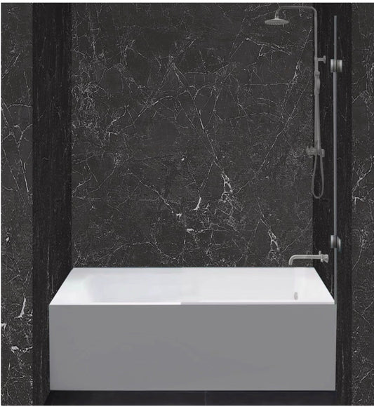 *NEW Soaking Tub-Series 800 Bathtub Three Wall Alcove Fiberglass 60" Width X 20" Height