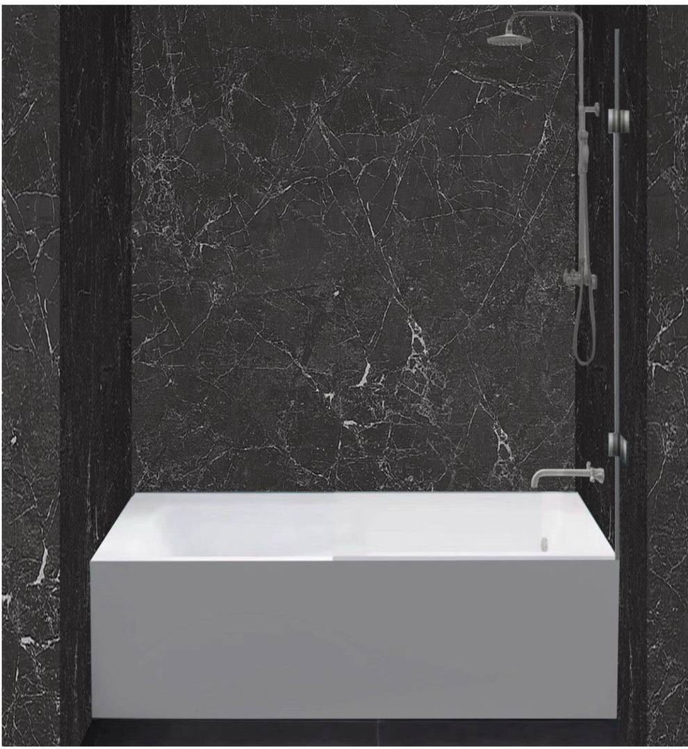 *NEW Soaking Tub-Series 800 Bathtub Three Wall Alcove Fiberglass 60"Wi