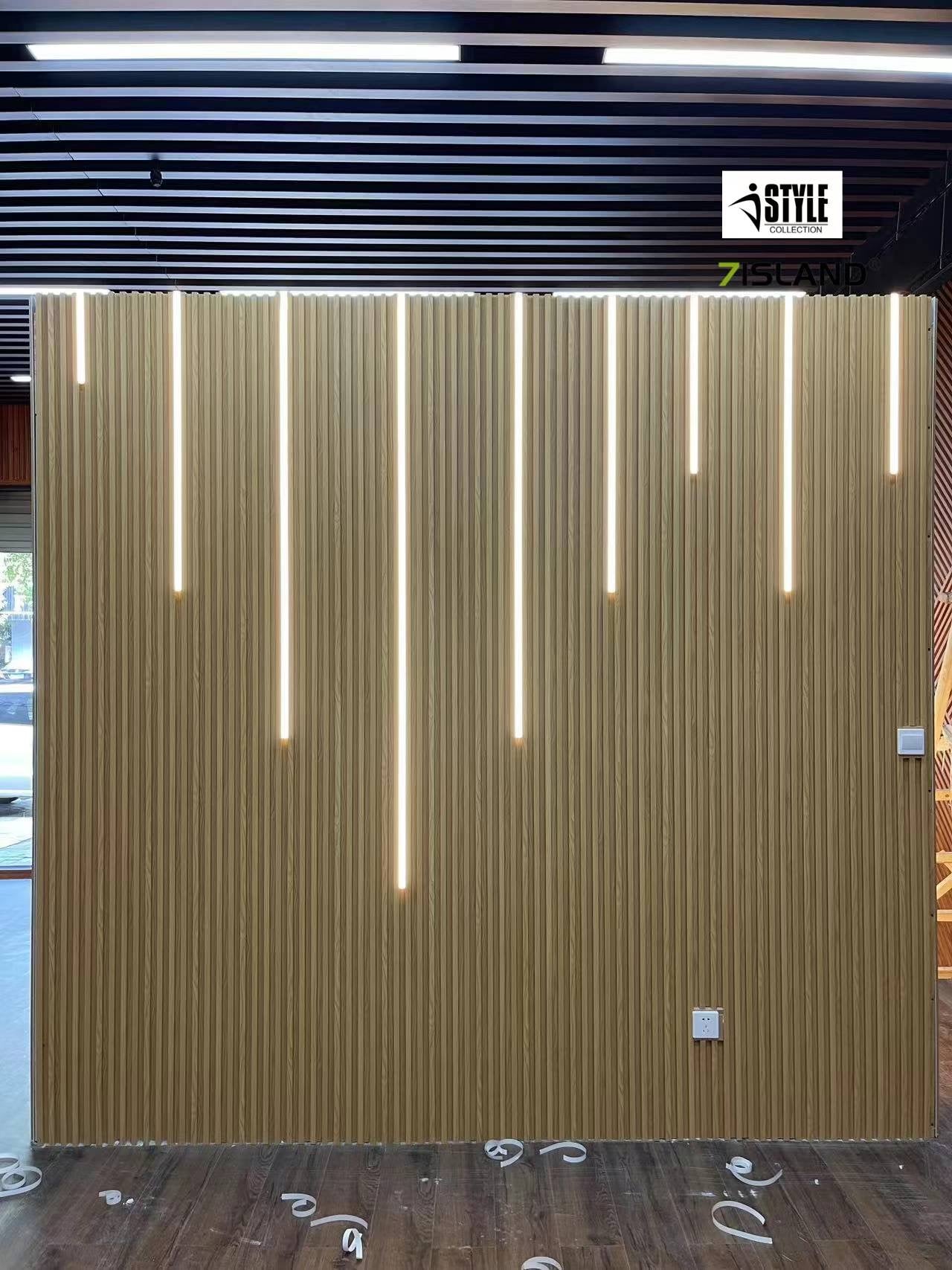 *New Low Price* JC1302-34CM ( 35.2 SQF) PS 3D Wall Panel (LED Strip op