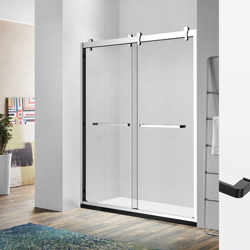 72" GBY22 Owen Bypass Series Shower Door with Klearteck Treatment (3/8" Thickness) (Brushed Nickel)