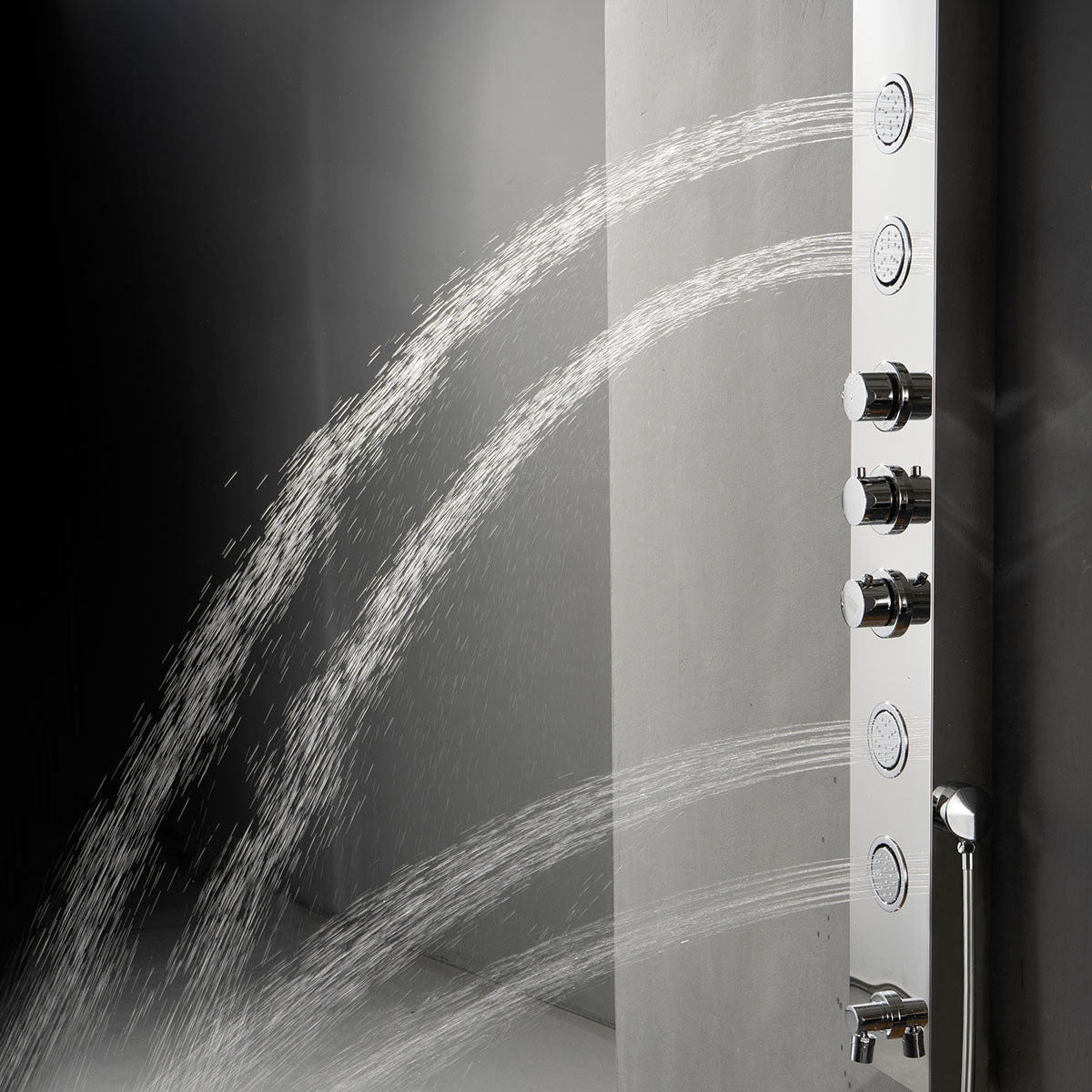 SP-5654C Stainless Steel Shower Panel (Chrome) - iStyle Bath
