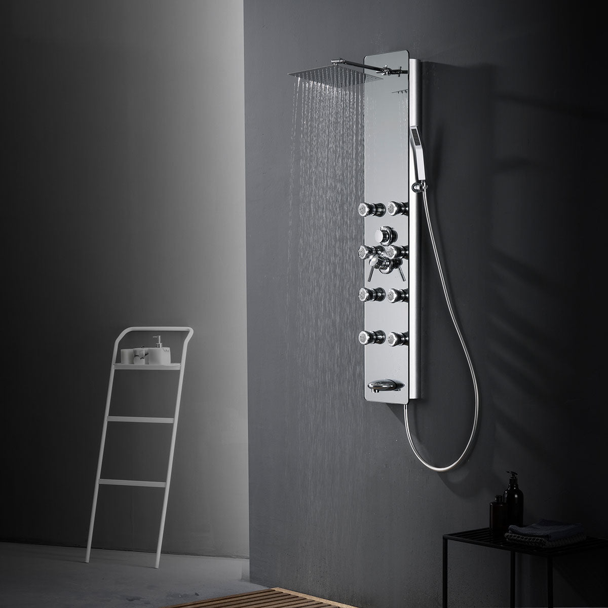 SP-01C Stainless Steel Shower Panel (Chrome) - iStyle Bath