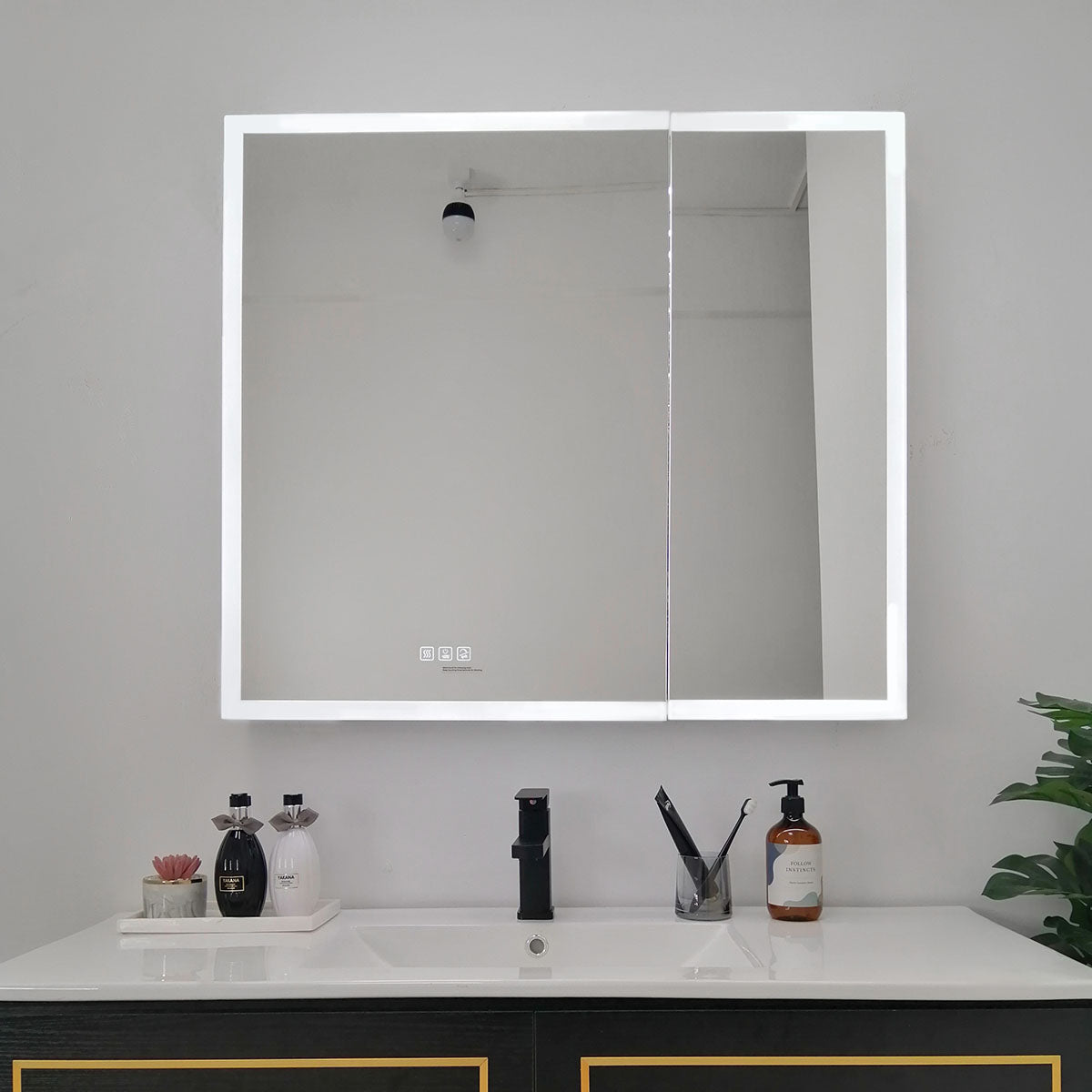 24"/30"/36" W x 32"H  LED Medicine Cabinet (Surface Mount/Recessed)LED-Alicia MC Series