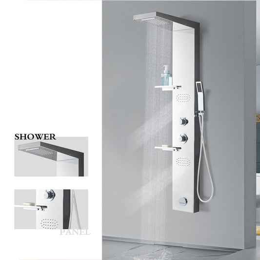 SP-5539 Stainless Steel Shower Panel (Chrome)