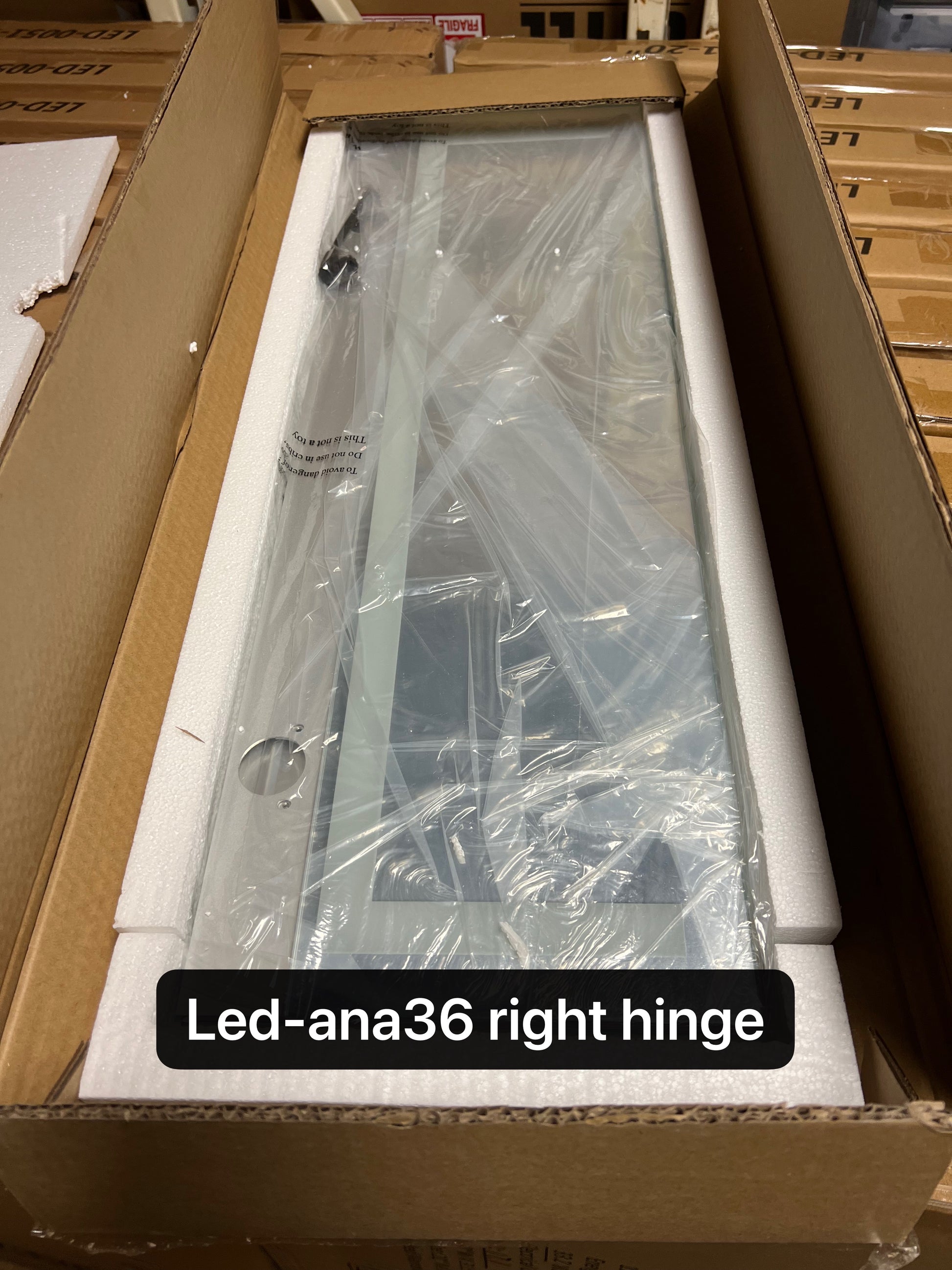 LED-Ana-MC 20"/24"/30"/36"/48" W mirror parts replacement - iStyle Bath